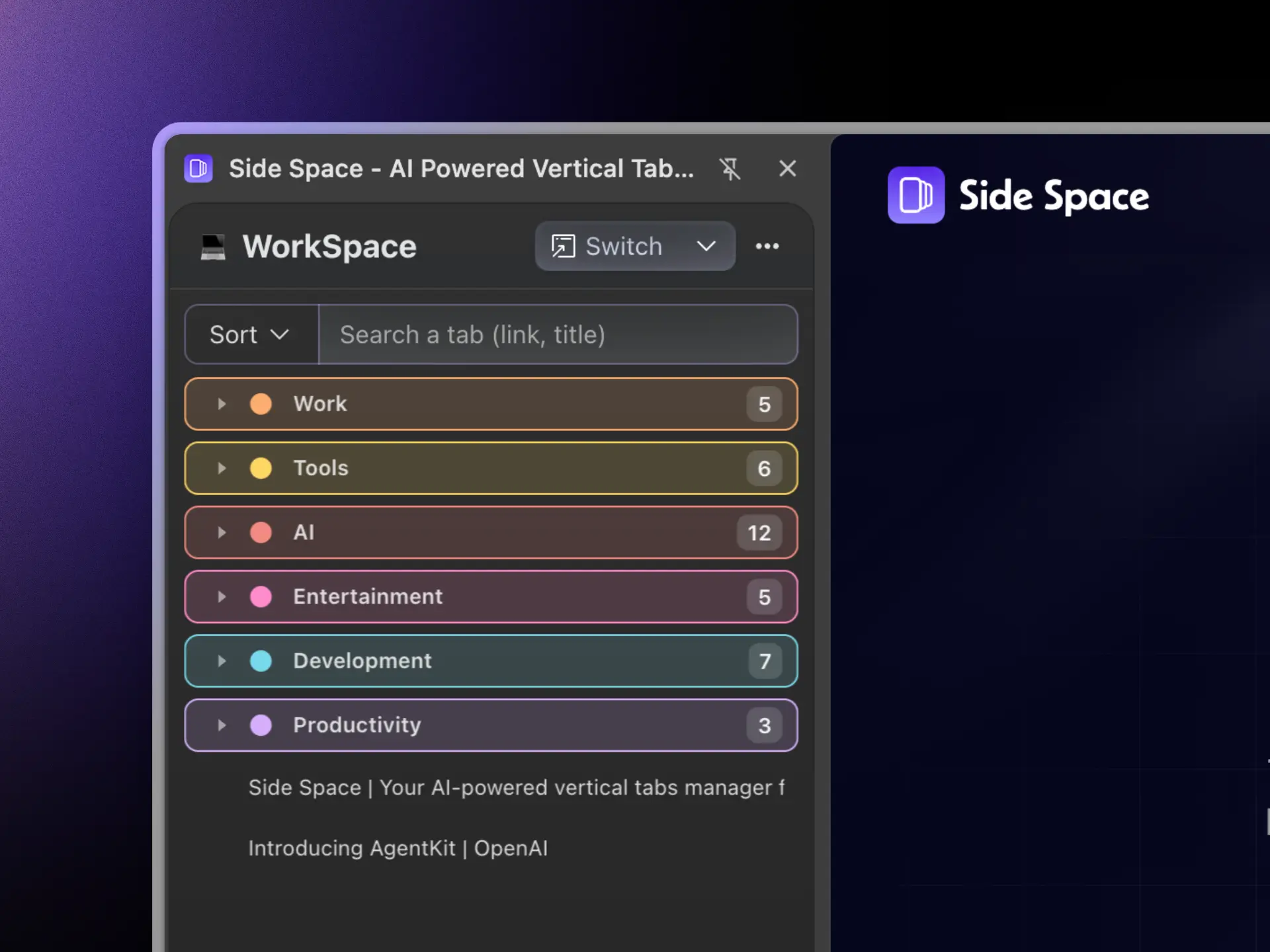 Card swap demo screenshot 1