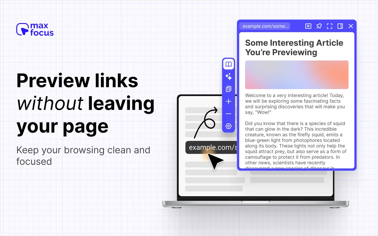 MaxFocus - Link Preview