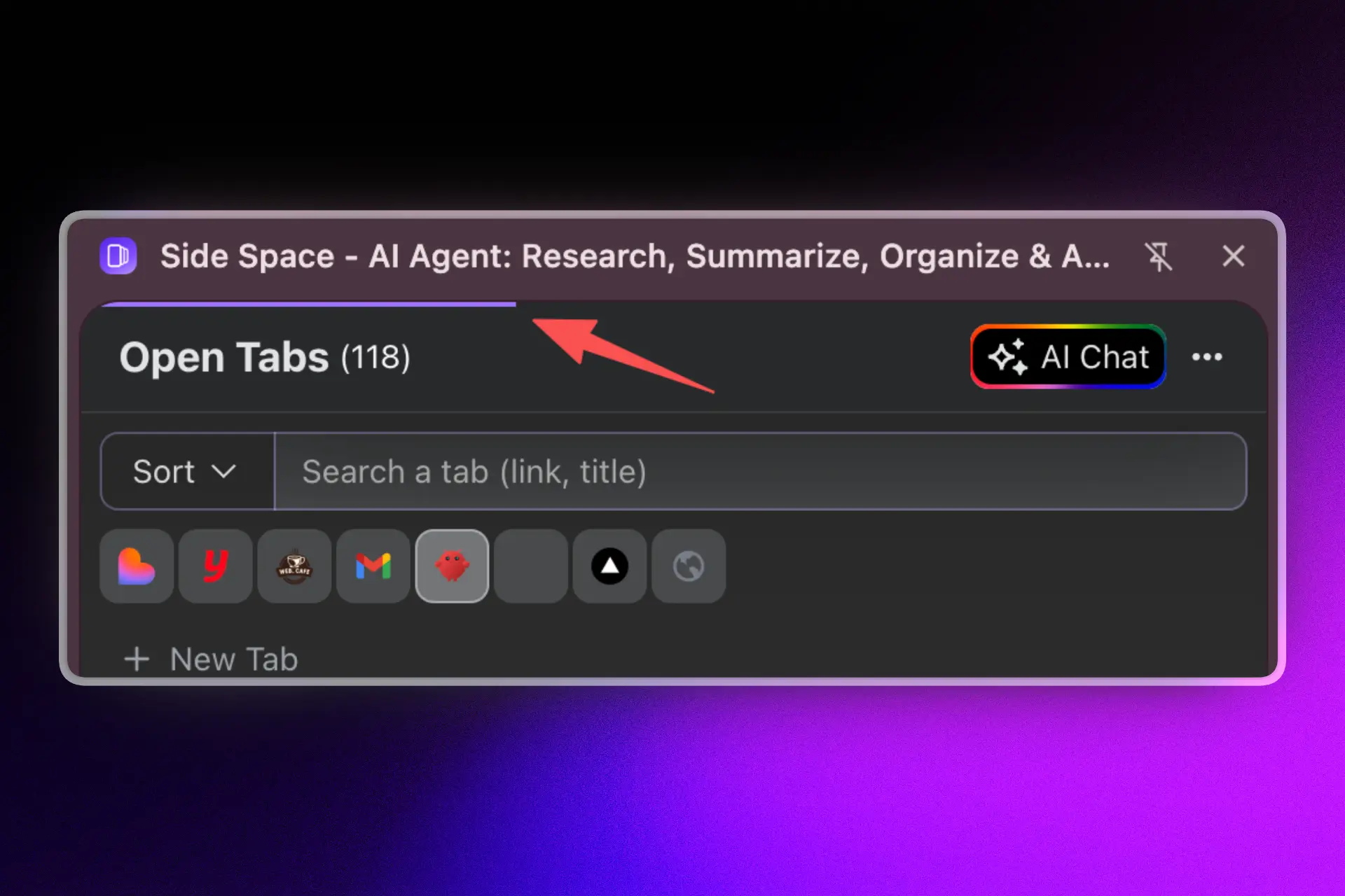 tabs automatically synced to Cloud