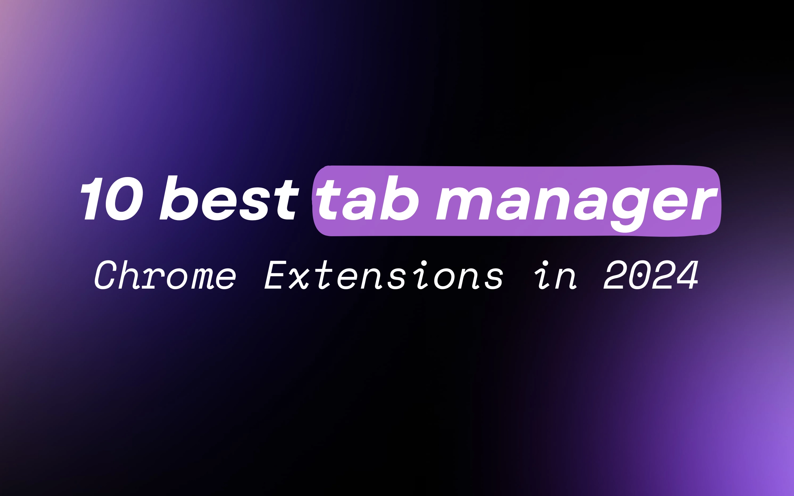 Side Space | Your AI-powered vertical tabs manager for browsing.